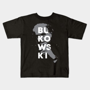 Charles Bukowski label Kids T-Shirt